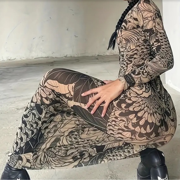 Dresses & Skirts - Tattoo style dress